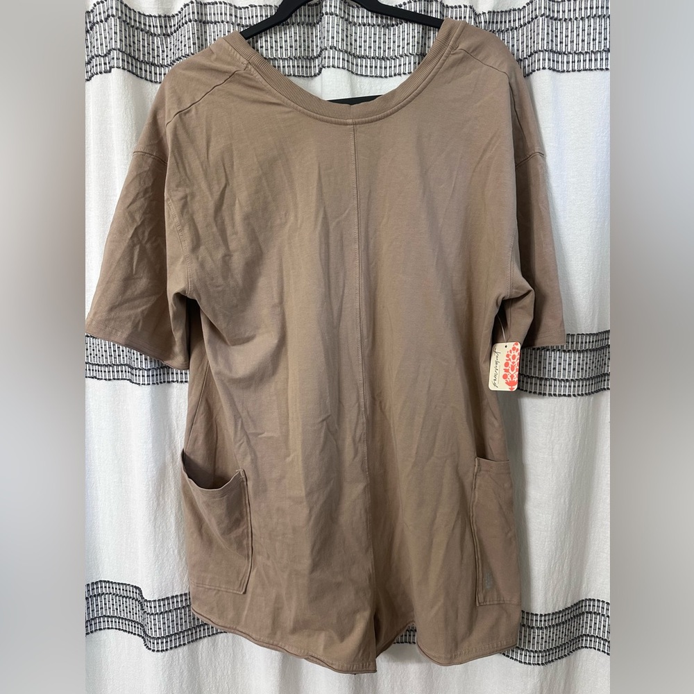 Free people movement hot shot tee romper